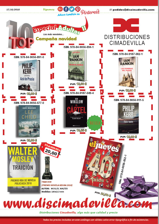 Libros plaza y planeta Navidad