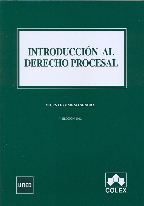 INTRODUCCION AL DERECHO PROCESAL-7 ED.2012