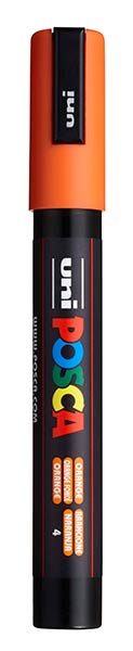 ROTU POSCA PC5M NARANJA - CAJA 6
