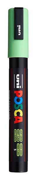 ROTU POSCA PC5M VERDE CLARO - CAJA 6