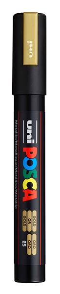 ROTU POSCA PC5M ORO - CAJA 6