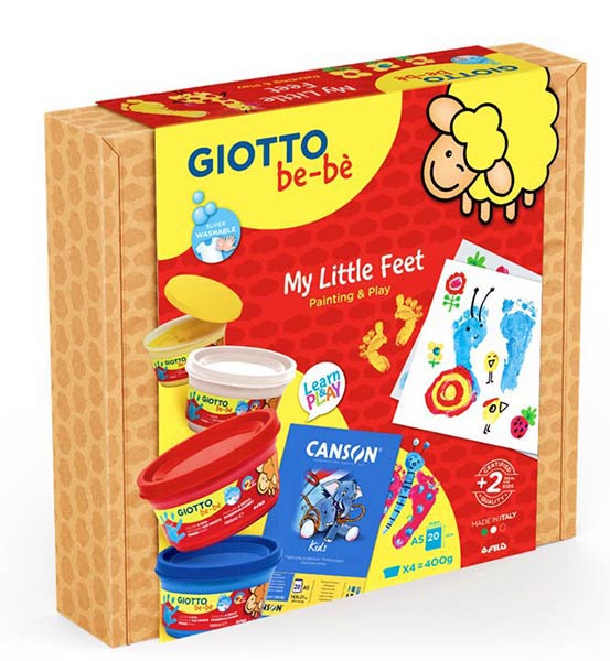 JUEGO MANUALIDADES MY LITTLE FEET GIOTTO BE-BE