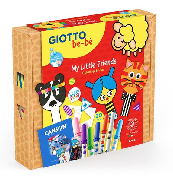 JUEGO MANUALIDADES MY LITTLE FRIENDS GIOTTO BE-BE