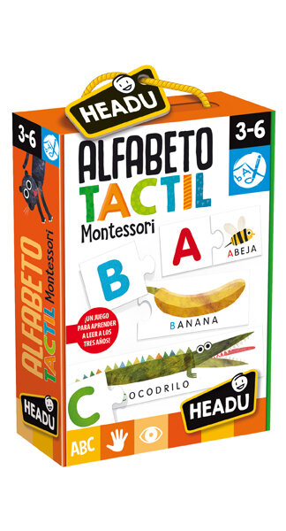 ALFABETO TACTIL MONTESSORI (3-6 AOS)