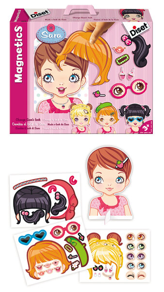 JUEGO DE MESA MAGNETICS CAMBIA EL LOOK DE SARA