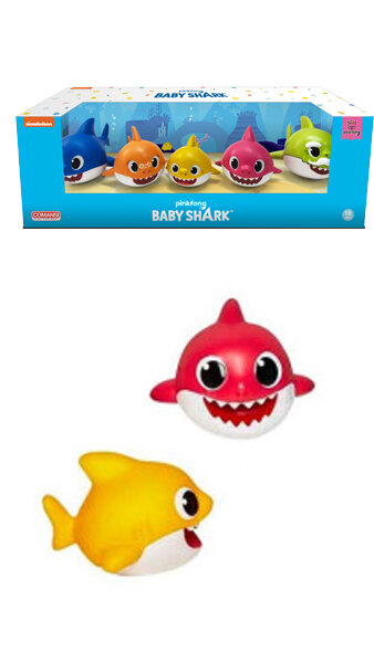 FIGURA BABY SHARK - TIBURON - SURTIDAS-12U EXPOSITOR