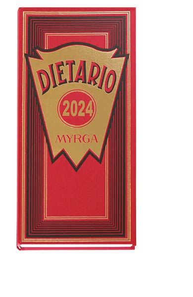 DIETARIO 2024 CUARTO DP VERDE MYRGA (15,5X21,5CM)