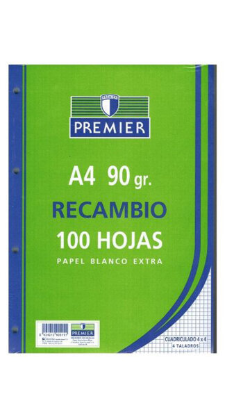 RECAMBIO A4 4A 4X4 90GR 100H-CAJA 40