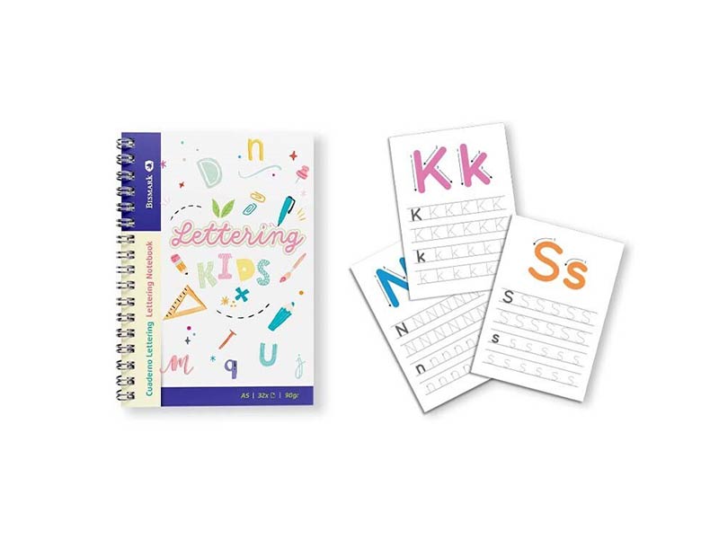 Cuaderno infantil lettering a5 letras - Distribuciones Cimadevilla