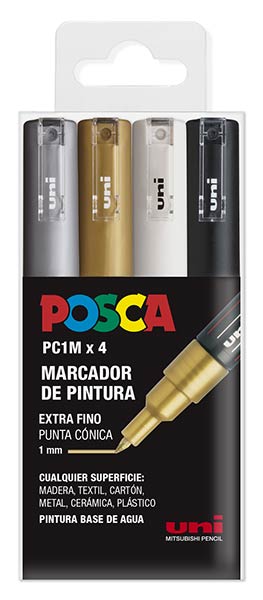 ROTU POSCA PC5M ROSA - CAJA 6 ( PC-5M13 )