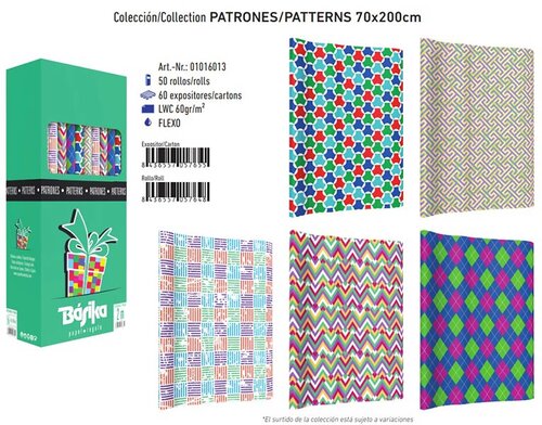 PAPEL REGALO TODO AO 0,7X2 - CAJA 50 ROLLITOS