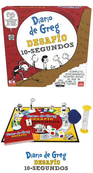 JUEGO MESA EL DIARIO DE GREG (DESAFIO 10-SEGUNDOS)