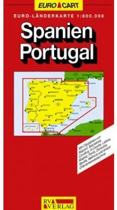 MAPA ESPAA Y PORTUGAL-EURO DESPLEGABLE