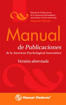 MANUAL DE PUBLICACIONES DE LA APA VERSION ABREVIADA