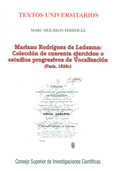 MARIANO RODRIGUEZ DE LEDESMA: COLECCION DE CUARENTA EJERCICI