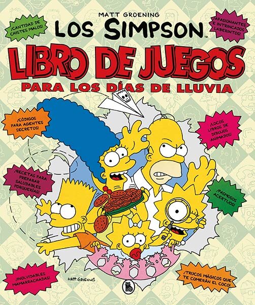 LIBRO DE JUEGOS PARA LOS DIAS DE LLUVIA (LOS SIMPSON. ACTIV