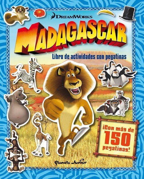 MADAGASCAR.LIBRO DE ACTIVIDADES CON PEGATINAS