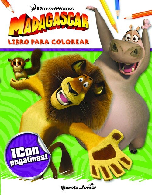 MADAGASCAR.LIBRO DE COLOREAR