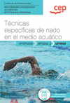 MANUAL. TECNICAS ESPECIFICAS DE NADO EN EL MEDIO ACUATICO (U