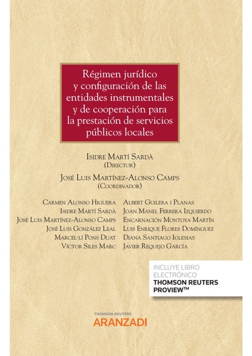 REGIMEN JURIDICO Y CONFIGURACION DE LAS ENTIDADES INSTRUMENT