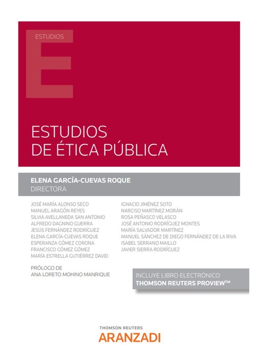 ESTUDIOS DE ETICA PUBLICA (PAPEL + E-BOOK)