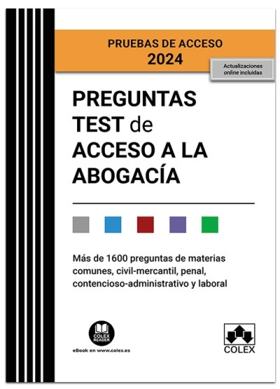 PREGUNTAS TEST DE ACCESO A LA ABOGACIA 2024