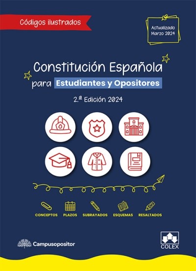 CONSTITUCION ESPAOLA PARA ESTUDIANTES Y OPOSITORES 2024