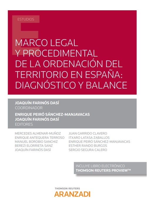 MARCO LEGAL Y PROCEDIMENTAL DE LA ORDENACION DEL TERRITORIO