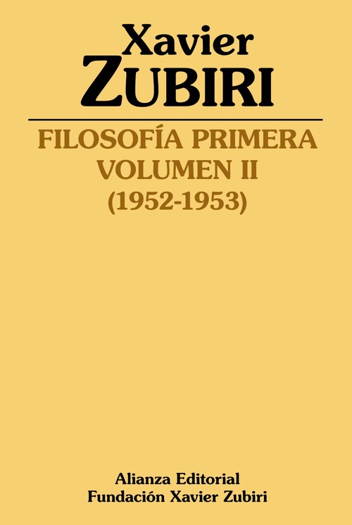 FILOSOFIA PRIMERA (1952-1953). VOLUMEN III