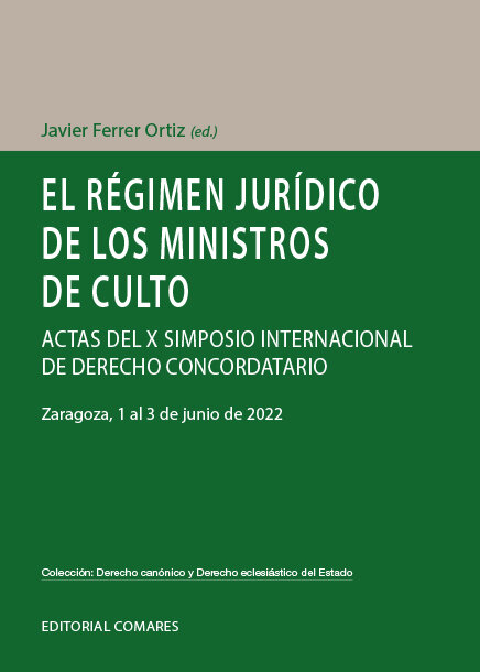 REGIMEN JURIDICO DE LOS MINISTROS DE CULTO, EL