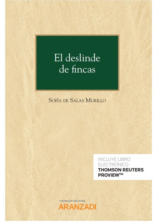 DESLINDE DE FINCAS (PAPEL + E-BOOK), EL