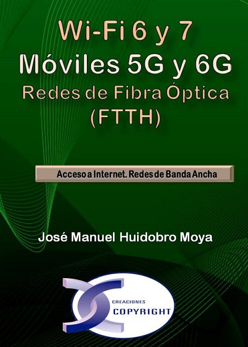WI-FI 6 Y 7 MOVILES 5G Y 6G REDES DE FIBRA OPTICA FTTH WIFI