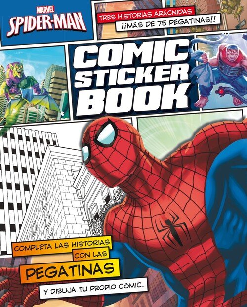 SPIDER MAN COMIC STICKER BOOK