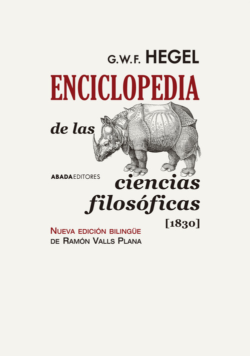 ENCICLOPEDIA DE LAS CIENCIAS FILOSOFICAS [1830]