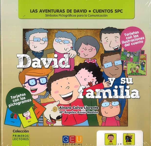 DAVID Y SU FAMILIA-CAJA (TARJETAS CON ILUSTRACI.DEL CUENTO)
