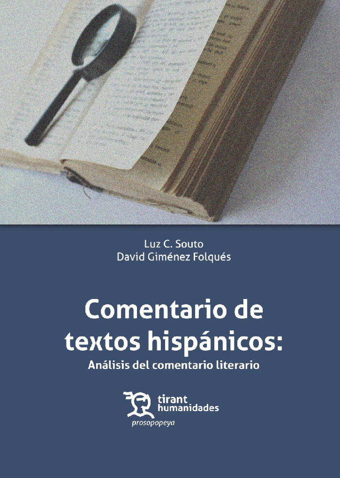 COMENTARIO DE TEXTOS HISPANICOS:LITERARIO