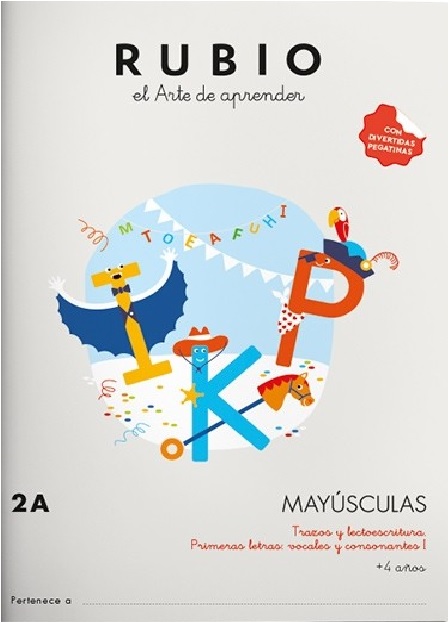 MAYUSCULAS 2A (TRAZOS Y LECTORESCRITURA) + 4 AOS