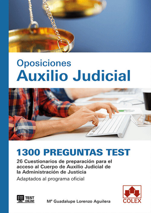 OPOSICIONES AUXILIO JUDICIAL. 1300 PREGUNTAS TST
