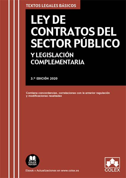 LEY DE CONTRATOS DEL SECTOR PUBLICO 3 ED.2020