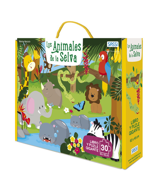 ANIMALES DE LA SELVA, LOS. 30 PIEZAS CON PUZZLE