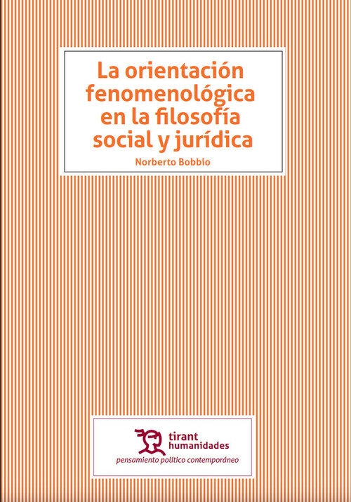 ORIENTACION FENOMENOLOGICA EN LA FILOSOFIA SOCIAL Y JURIDI