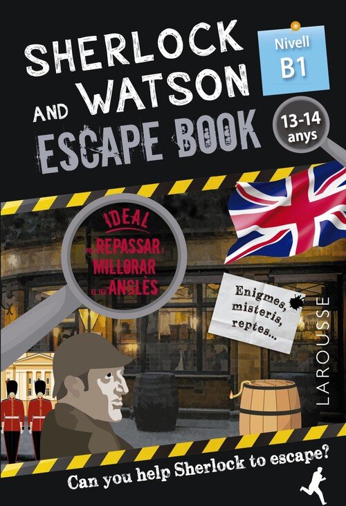 SHERLOCK & WATSON. ESCAPE BOOK PER REPASSAR ANGLES. 13-14 AN