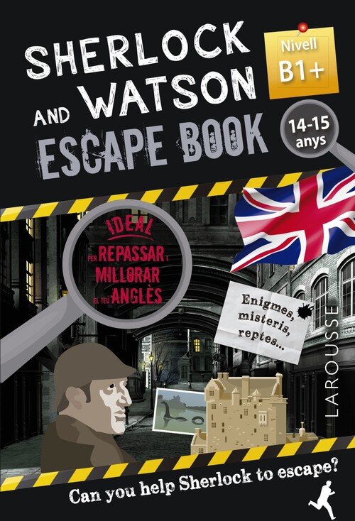 SHERLOCK & WATSON. ESCAPE BOOK PER REPASSAR ANGLES. 14-15 AN
