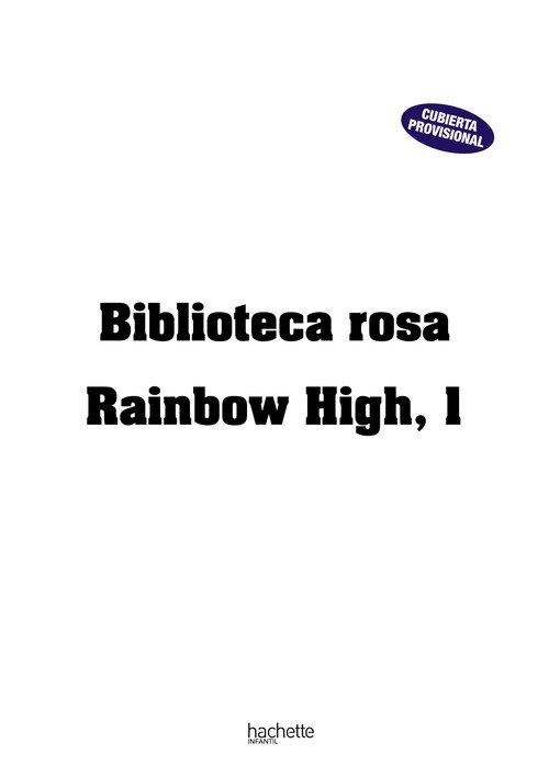 RAINBOW HIGH 1, BIBLIOTECA ROSA