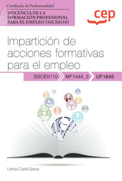 MANUAL. IMPARTICION DE ACCIONES FORMATIVAS PARA EL EMPLEO (U