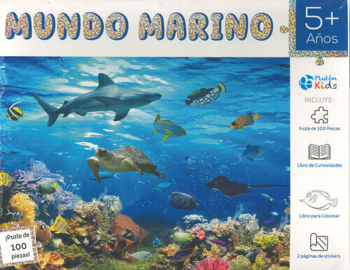 MUNDO MARINO. PUZZLE 100 PIEZAS