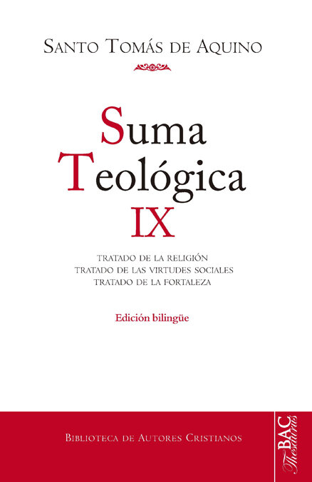 SUMA TEOLOGICA IX (BILINGUE)