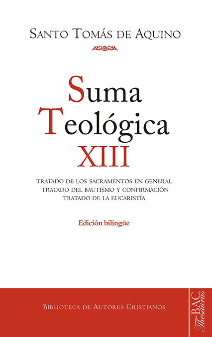 SUMA TEOLOGICA XIII (BILINGUE)