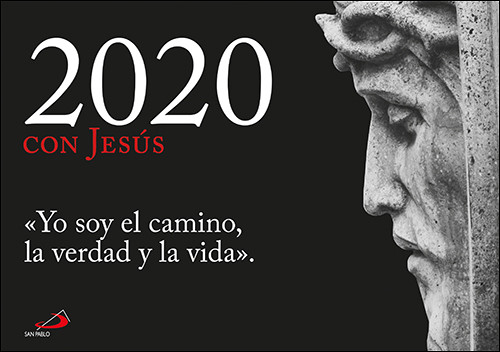 CALENDARIO PARED CON JESUS YO SOY EL CAMINO LA VERDAD 2020