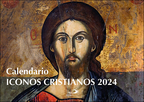 CALENDARIO PARED ICONOS CRISTIANOS 2024